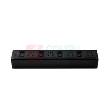 TOWE 插排 APZ-1014K 4位分控 10A国标 (高雅黑)