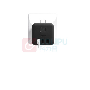 公牛 BULL 无线魔方USB插座 GN-U303WH 总控3位五孔+3USB (黑色) 10007541