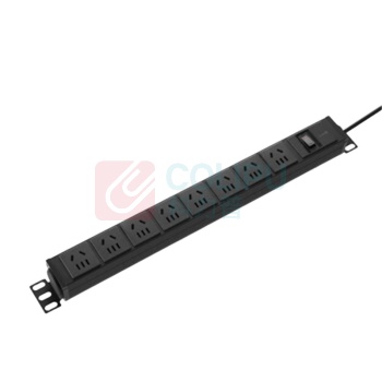 公牛 BULL 插座 GNE-108E 8位总控开关 1.8米 (纯黑)