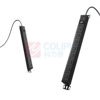 公牛 BULL 插座 GNE-108E 8位总控开关 1.8米 (纯黑)
