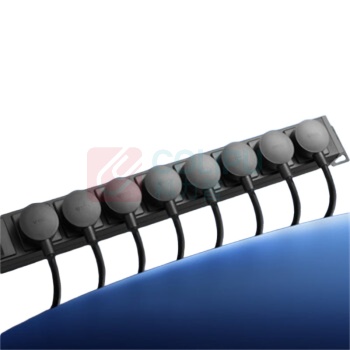 公牛 BULL 插座 GNE-108E 8位总控开关 1.8米 (纯黑)
