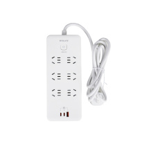 晨光 M&G 插座 AEA986E2 安全系列6位延长线 全5孔 1.8米 USB+typeC