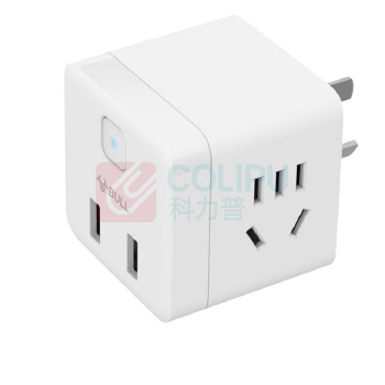 公牛 BULL 无线魔方插座 GNVU9B122 2位 2USB (白色)