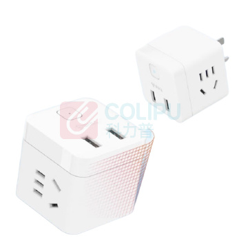 公牛 BULL 无线魔方插座 GNVU9B122 2位 2USB (白色)