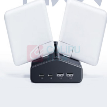 绿联 UGREEN 梯形排插 T650 75096 (黑色) 65W (2A2C)+6AC
