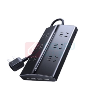 绿联 UGREEN 梯形排插 T650 75096 (黑色) 65W (2A2C)+6AC