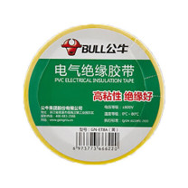 公牛 BULL 插座 ET8A 电工胶带 常规胶带 17.7*0.15mm*14m (黄色) 13300230