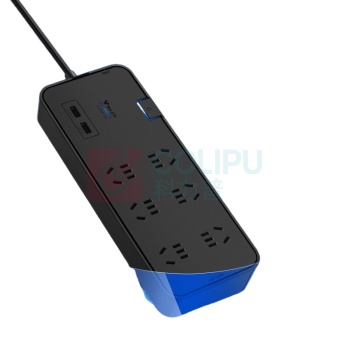 公牛 BULL 插线板 GN-H306U 总控6位五孔+2USB 3米抗电涌 10007528