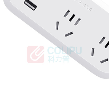 公牛 BULL 一转二转换器插座 GN-934Q 总控2位五孔+2USB 11000608
