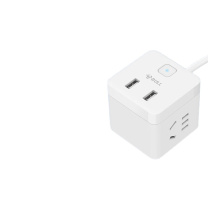 公牛 BULL 小魔方USB插座 GNV-UUB122 总控2位五孔+2USB 1.5米 10007484