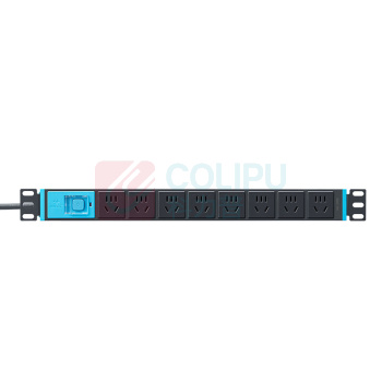 公牛 BULL PDU机柜插座 GNE-1080 总控8位五孔 3米 11400505