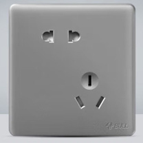 公牛 BULL 开关插座 G28Z223A 斜五孔插座  86型面板暗装