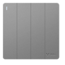 公牛 BULL 四联墙壁开关 G12K411 