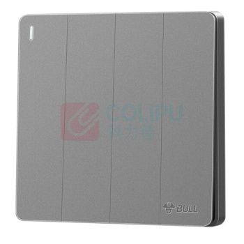 公牛 BULL 四联墙壁开关 G12K411 