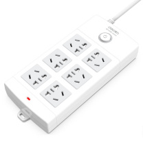 得力 插座 18205 6位 3米 (白色) 最大功率2500W