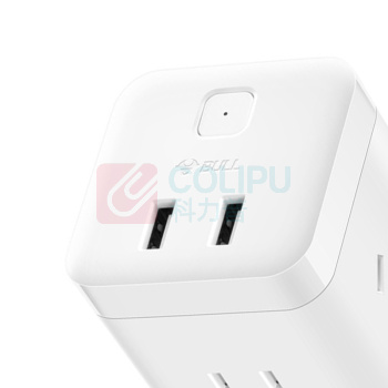 公牛 BULL 大魔方智能USB插座 GN-UU2126 总控6位(4位五孔+2位两孔)+2USB 3米(升级后型号GNV-UU2126) 10004469