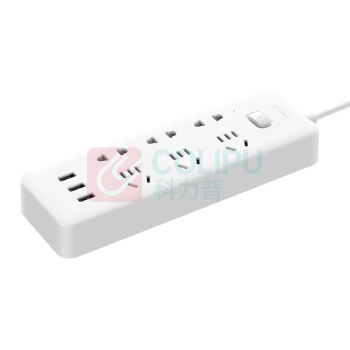 公牛 BULL 6位总控开关排插 GN-UUB126 三USB (3米)