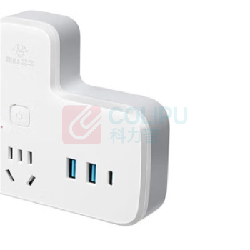 公牛 BULL 30W PD苹果快充转换插头 GN-96021Q30 总控2位五孔+2USB+1Type-C 11000551