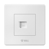 公牛 BULL 墙壁插座 G07系列 一位电脑插座 86型面板G07T102 暗装 G07T102 / (白色) 12201665
