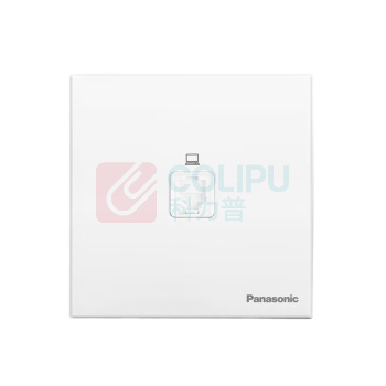 松下 Panasonic 网络电脑插座面板 1孔电脑墙壁弱电插座 悦宸系列86型 WMWM411 白色 