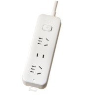 飞利浦 PHILIPS 新国标大功率插座 SPB2130WB/93 总控3孔组合3米 (白色)