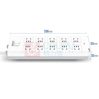 得力 deli 插排 18275-05 10位5米