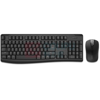 雷柏 RAPOO 无线键鼠套装 X1800Pro (黑色) 2.4GHz