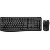 雷柏 RAPOO 无线键鼠套装 X1800Pro (黑色) 2.4GHz