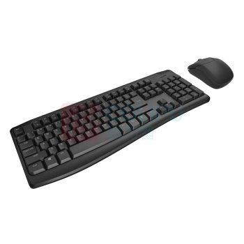 雷柏 RAPOO 无线键鼠套装 X1800Pro (黑色) 2.4GHz