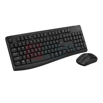 雷柏 RAPOO 无线键鼠套装 X1800Pro (黑色) 2.4GHz