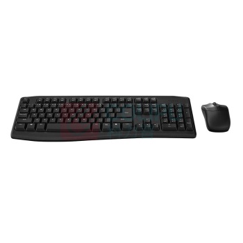 雷柏 RAPOO 无线键鼠套装 X1800Pro (黑色) 2.4GHz