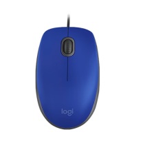 罗技 Logitech 有线鼠标 M111 (蓝色)