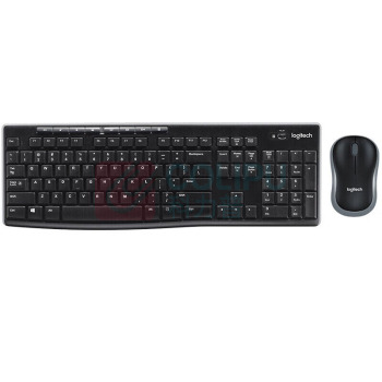 罗技 Logitech 无限光电键鼠套装 MK270 键盘440*140*30mm 鼠标100*58*34mm