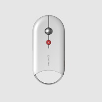 科大讯飞 iFLY TEK 中手无线蓝牙双模 办公鼠标 AI智能鼠标 M610星火版 (皓月白)