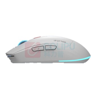 科大讯飞 iFLY TEK AI智能鼠标 AM50 (白色) 无线蓝牙星火版 白色