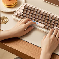 哆啦A梦 DORAEMON J10键鼠套装米白色 RST10878