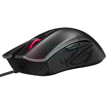 华硕 ASUS 鼠标 6200DPI (黑色) 材质:类肤 连接方式:有线