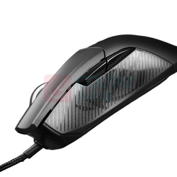 华硕 ASUS 鼠标 6200DPI (黑色) 材质:类肤 连接方式:有线
