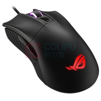 华硕 ASUS 鼠标 6200DPI (黑色) 材质:类肤 连接方式:有线