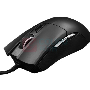 华硕 ASUS 鼠标 6200DPI (黑色) 材质:类肤 连接方式:有线