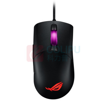 华硕 ASUS 鼠标 16000DPI (黑色) 材质:类肤 连接方式:有线