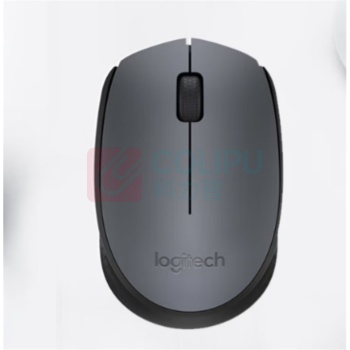 罗技 Logitech 无线鼠标 M170 办公鼠标 对称鼠标 带无线2.4G接收器 (灰)