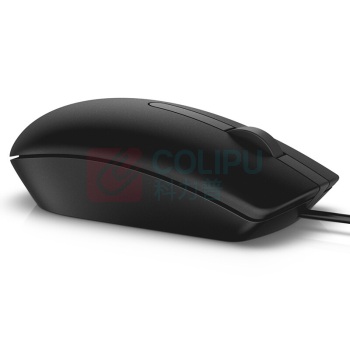 戴尔 DELL 有线鼠标 MS116 USB (黑色)