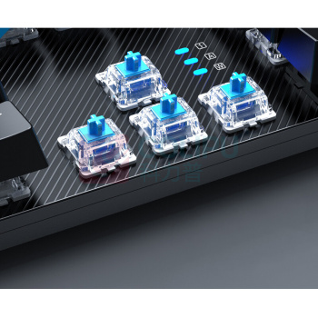 AOC 键盘鼠标套装 GKM410 有线全尺寸青轴 (黑色)