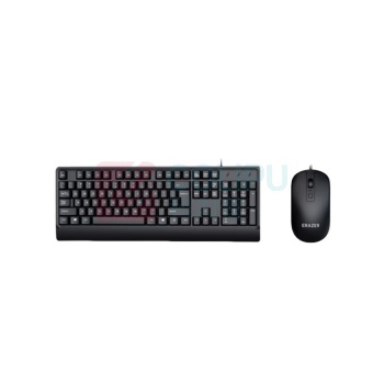 联想 LENOVO 有线键鼠套装 KM102 (黑色)