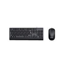 联想 LENOVO 有线键鼠套装 KM102 (黑色)