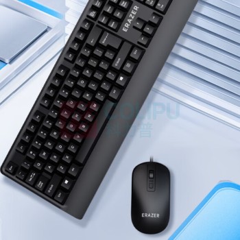 联想 LENOVO 有线键鼠套装 KM102 (黑色)