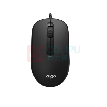 爱国者 aigo 便携有线鼠标 Q22 USB接口 (黑色)