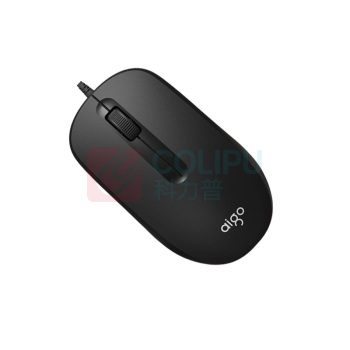 爱国者 aigo 便携有线鼠标 Q22 USB接口 (黑色)