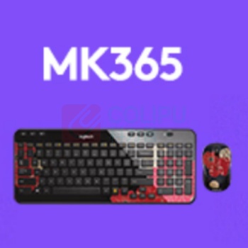 罗技 Logitech 键鼠套装 MK365 无线 键盘+鼠标+接收器 (黑色)